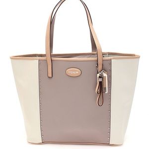 Coach Park Metro Tote- Studded/ Color Block